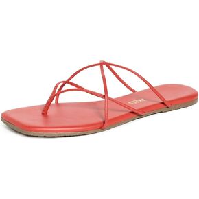 TKEES Women's Square Toe Elle Flat Sandal