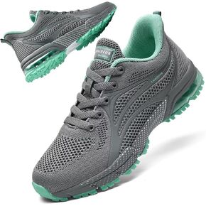 Womens Air Running Shoes Non Slip Tennis Walking Shoes Women Mesh Cushion Sneakers for Gym Workout Sports