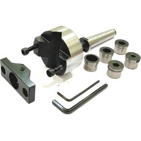 Lathe's Tailstock V Adaptor MT2 For Round Bar Drilling on Lathe Machine