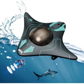 Remote Control Boat with Underwater Camera for Adults/Kids,Pool Toys, RC Boat with Waterproof Camera Toys,Gift for 8+ Year Old Boys Girls Age 8-12