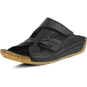 Spring Step Women's Style Gretta Leather Slide Sandal
