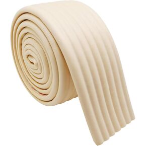 6.56ft Corner Protector Baby, Self Adhesive Baby Proofing Corner Guards Widen Edge Protector for Baby Desk Edge Cushion, Furniture Table Corner Covers Baby Safety Bumper (Beige)