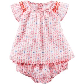OshKosh B'Gosh Baby Girls' Print Babydoll Set