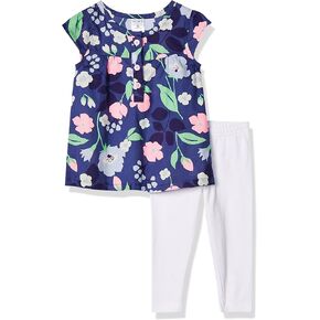 Carter's baby-girls 2 Piece Dress, Floral, and Legging Sets