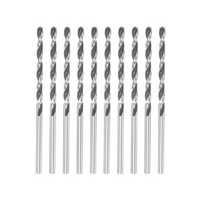 uxcell 10 Pcs 2.75mm HSS(High Speed Steel) W6542 Micro Drill Bits, Fully Ground Jobber Drill Bit for Mild Steel Copper Aluminum