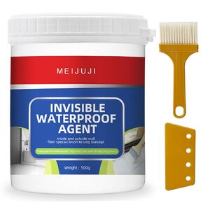 Invisible Waterproof Agent,Liquid Waterproof Sealant,Transparent Repairing Leak Waterproof Adhesive,Indoor & Outdoor Transparent Waterproof Coating (Clear, 35 Oz/1kg)