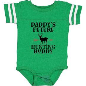 inktastic Daddy Future Hunting Buddy Baby Bodysuit