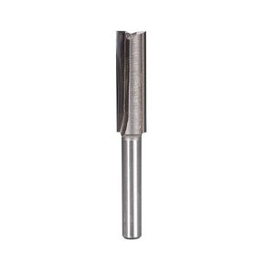 Carbide-Tipped 2 Flute Straight Bits 3/8" Cutting Dia. 1-1/4" Cutting Length with 1/4" Shank