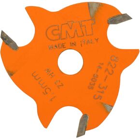 CMT 822.360.11 3-Wing Slot Cutter with 15/64-Inch Cutting Length and 5/16-Inch Bore