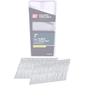 16 Gauge Angled Electrogalvanized Collated Finish Nails, 2"