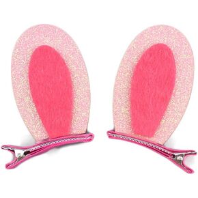 Pink Easter Headband Hairclips Bow Pink Easter Baby Hair Band Bow Hair Clip Pins JHE20 (HairClip-Gold Flower) in Kuwait