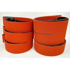 Norton SG Blaze Plus 1x30 6 Pack 2 Each 60, 80, 120 Grit Ceramic Sanding Sharpening Belts