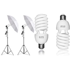 EMART Photography Umbrella Lighting Kit, Continuous Reflector Lights