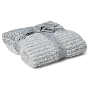 Barefoot Dreams Kids CozyChic Gradient Stripe Stroller Blanket - Soft Blankets - Polyester Fabric Platinum Multi One Size One Size