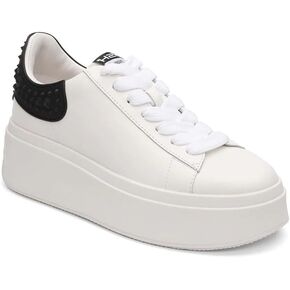 ASH Women's Moby Studs Platform Embellished Sneaker, Trendy Leather, Comfortable & Chic Design