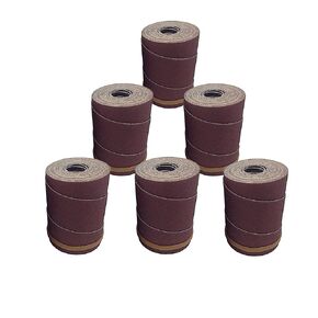 Ready-to-Wrap Sandpaper Rolls | 150 Grit | 6 Pack | for Jet & Performax 22-44 & 22-44 Plus/Pro Drum Sanders by Monarch Industrial
