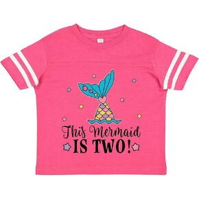 inktastic Mermaid 2nd Birthday 2 Year Old Toddler T-Shirt