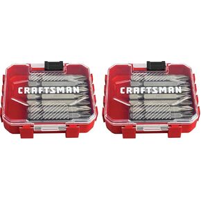 CRAFTSMAN Phillips Screwdriver Bit Set, 2-Inch, 15-Piece (CMAF122PH215) (Pack of 2)