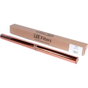 LEE Filters 223 Eighth C.T. Orange Compact Roll - 2ft Wide Polyester Lighting Gel Converts Daylight (6500K) to Tungesten Light (5550K) - Made in the UK