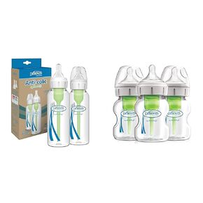 Dr. Brown's Natural Flow Options+ Glass Baby Bottles Bundle (2-Pack)