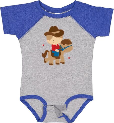 inktastic Cowboy Boy on Pony Baby Bodysuit in Kuwait