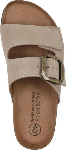 White Mountain Women Women's Hayloft Signature Signature Synged Proted Sandal in Kuwait