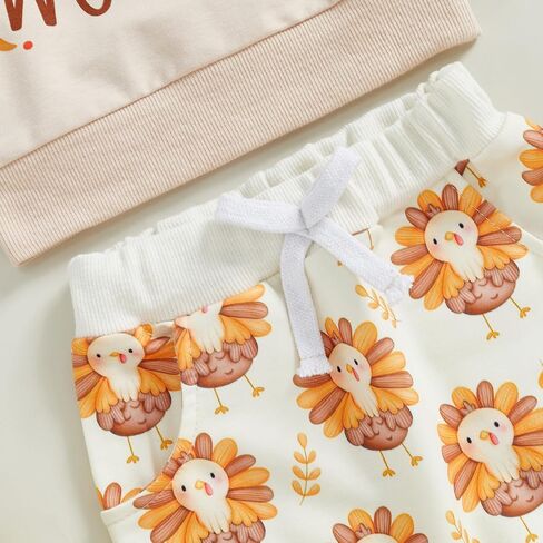 Toddler Baby Girl Halloween Outfit Pumpkin Crewneck Sweatshirt Long Sleeve Shirt Pants Newborn Fall Clothes in Saudi Arabia