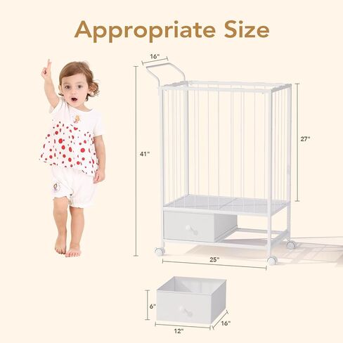 BBLIKE Large Stuffed Animal Storage Cart - Kids Toy Storage Organizer with Drawers, Stuffed Zoo Animal Holder for Bedroom, Living Room, Nursery, Perfect for Plush Toy Organization, 176L, White in Kuwait