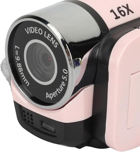 ZJchao Digital Camera, D90 1080P 16MP Digital Camera 16X Zoom HD Video Recorder with Fill Light 2.4 Inch Rotatable Screen Camcorder Selfie Vlogging Camera for Festive () in Saudi Arabia