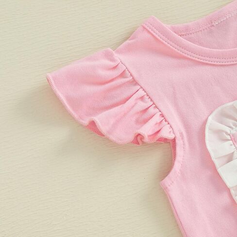 Beqeuewll Toddler Baby Girls Girls Summer Closy Bunny Short Sleeve Shirt Shirt Plaid Shirts 2pcs مجموعات الفتيات in Kuwait