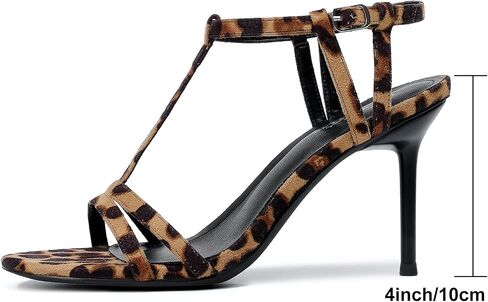 Mostrin Strappy Heels for Women Round Open Toe Lace Up Heeled Sandals Ankle T Strap Stiletto High Heels Dress Shoes in Saudi Arabia