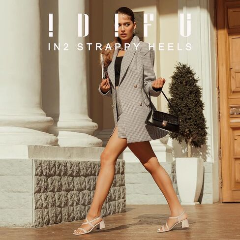 idifu in2 strappy theels for women square tee tee low chunky block heels with kal strap women women women argular dress dress shoes for bride wedder heeled sandals reasy shoret hears hears in Kuwait