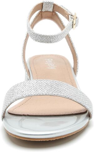 Women's Open Toe Ankle Strap Low Block Chunky Heels Sandals Party Dress Summer Shoes in Saudi Arabia