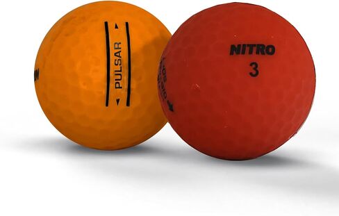 Nitro Elite Pulsar Tour-Level 3-Piece Urethane Glossy White Golf Ball- 12 pk in Saudi Arabia