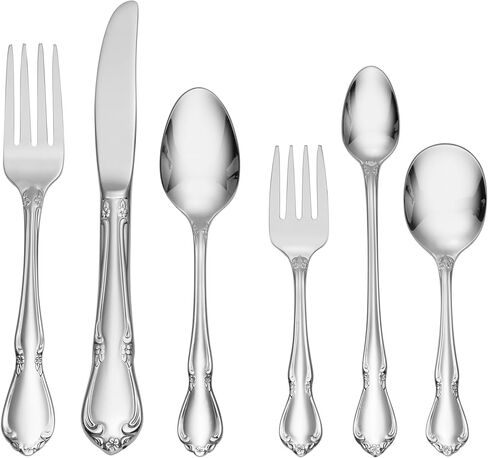 Oneida Baby/Child Chateau 6-Piece Progress Flatware Set, Silver in Kuwait