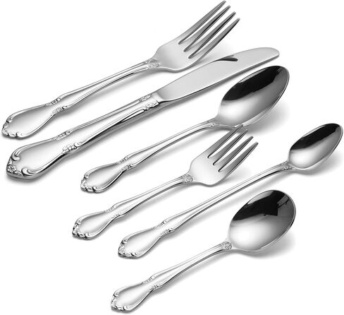 Oneida Baby/Child Chateau 6-Piece Progress Flatware Set, Silver in Kuwait
