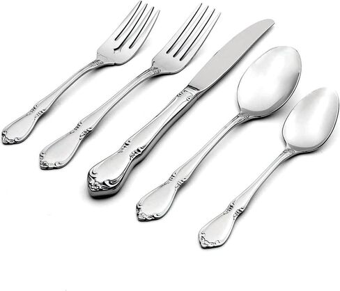 Oneida Baby/Child Chateau 6-Piece Progress Flatware Set, Silver in Kuwait