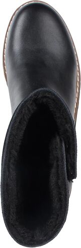 AQUA DIVA Shilo Waterproof Boot Leather Boot for Women Lug Sole Chunky Inside Zipper Warm Boot in Kuwait