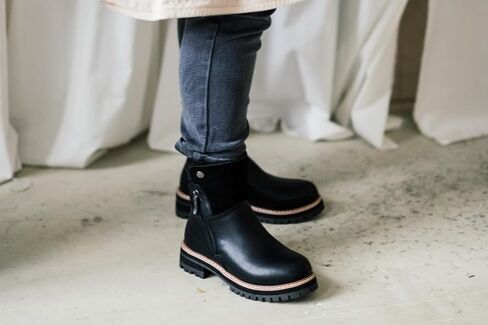 AQUA DIVA Shilo Waterproof Boot Leather Boot for Women Lug Sole Chunky Inside Zipper Warm Boot in Kuwait