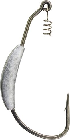 Berkley® Fusion19™ Hooks Offset Worm, Smoke Satin, 5/0 in Saudi Arabia
