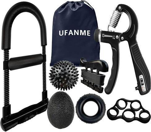 مقوي قبضة اليد، مدرب قوة القبضة، 22-132 رطلاً قابل للتعديل لتمرين الساعد لإعادة تأهيل الرياضيين والمتسلقين والموسيقيين in Kuwait