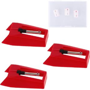 3 Pack Victrola Needle Replacement, Record Player Needle, Turntable Needles, Crosley Record Player Needles for Vinyl Players, LP Phonograph, Turntable
