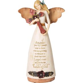 Pavilion Gift Company 02969 Sympathy Angel Figurine, 9-Inch, Ivory