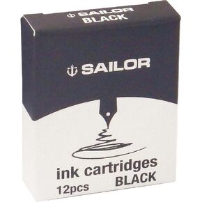 Sailor Jentle Black Ink Cartridge