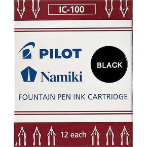 PILOT Namiki Ink Refill Cartridge Black 12Pk in Saudi Arabia