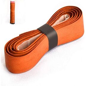Mike Leather Tennis Racket Replacement Grip - Racquet Handle Grip Tape Brown Colour