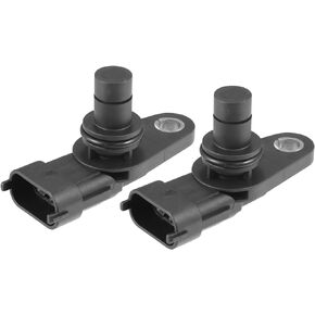 Motoforti Automotive Replacement Crankshaft Position Sensor, for Chevrolet Equinox Sport 2009 2008, Plastic, 12608424, Black, 2pcs