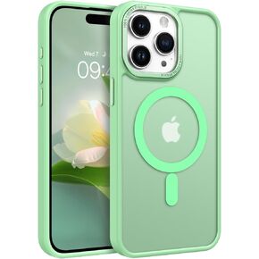 BENTOBEN Compatible with iPhone 15 Pro Max Phone Case,iPhone 15 Pro Max Magnetic Case [Compatible with MagSafe] Translucent Matte Shockproof Women Men Protective Case for iPhone 15 Pro Max 6.7",Black