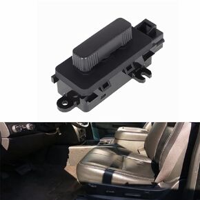 Power Seat Control Switch Front Left or Right Side 12450256 Replacement for 1999 2000 2001 2002 2003 2004 2005 2006 Silverado Tahoe Sierra Yukon