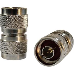 axhsunetc 4PCS N Male Connector N Male to Male Adapter Coax Connectors RF Coaxial Cable Connectors N-JJ